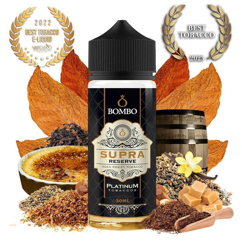Bombo Platinum Tobaccos Supra Reserve 30ml/120ml Flavorshot