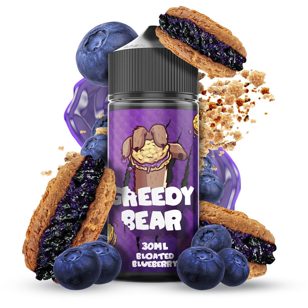 Greedy Bear Bloated Blueberry 30ml/120ml Flavorshot