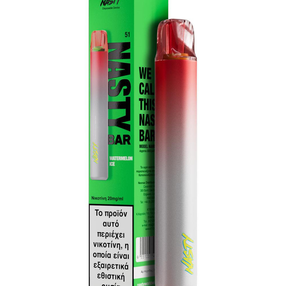 Nasty Bar DX2 20mg 2ml Watermelon Ice