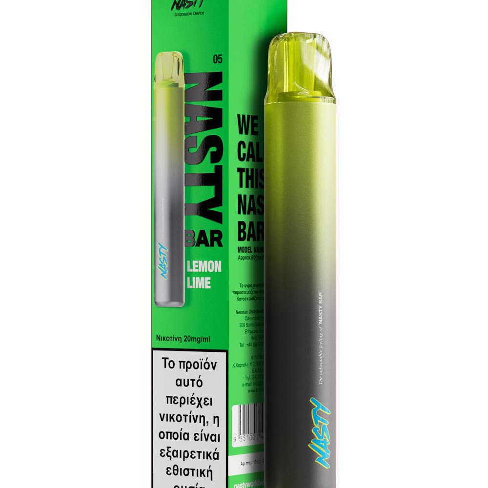 Nasty Bar DX2 20mg 2ml Lemon Lime