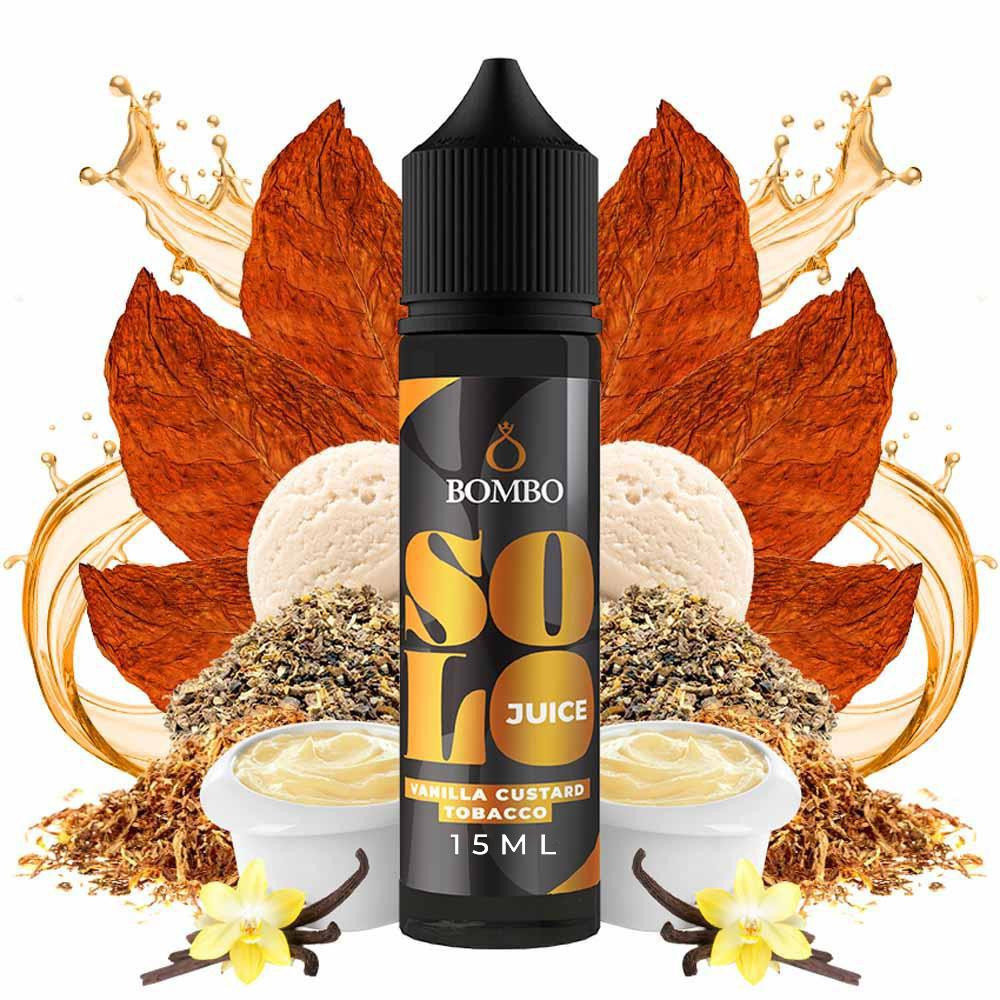 Bombo Solo Juice Vanilla Custard Tobacco 15ml/60ml Flavorshot
