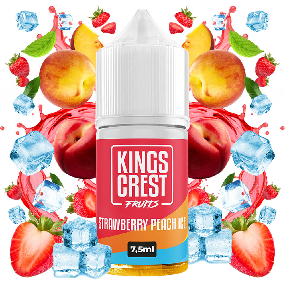 Kings Crest Fruits Ice Strawberry Peach 7.5ml/30ml Flavorshot