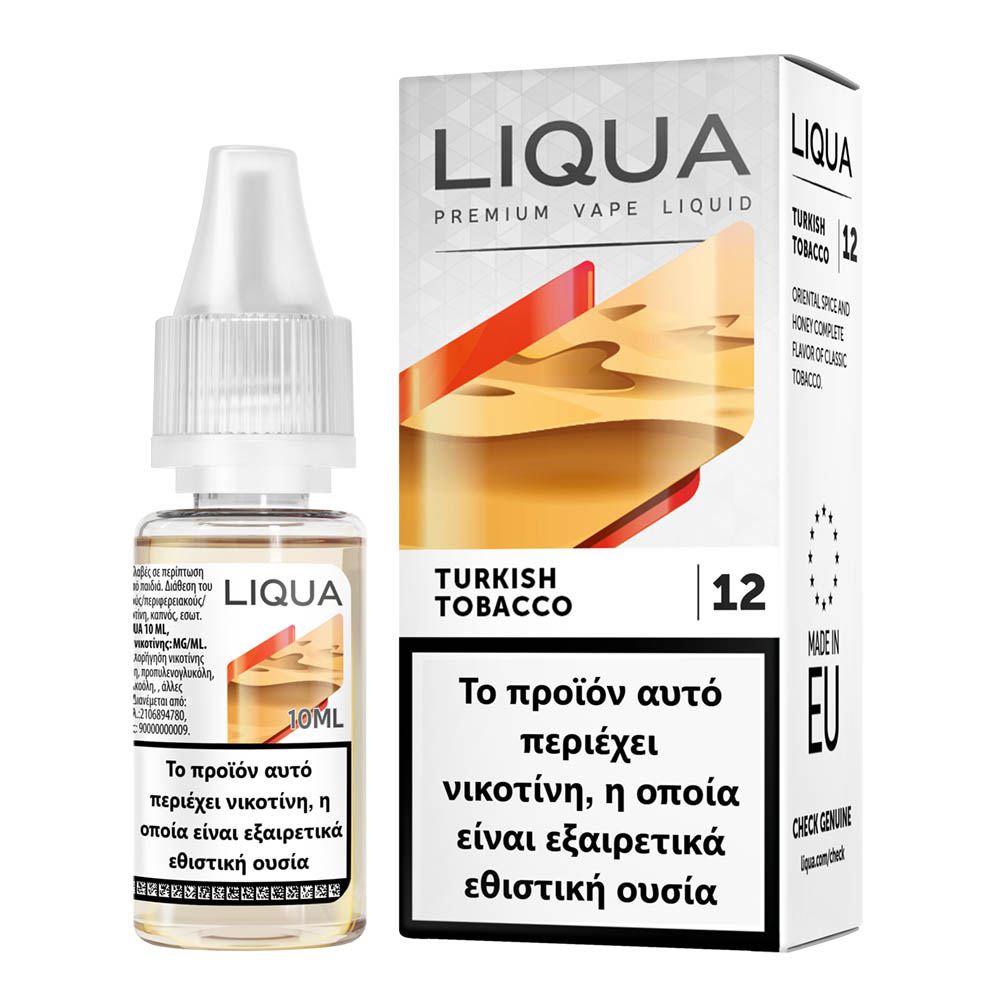 Liqua Turkish Tobacco 12mg 10ml Υγρό Αναπλήρωσης
