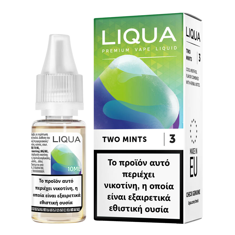 Liqua Two Mints 3mg 10ml Υγρό Αναπλήρωσης