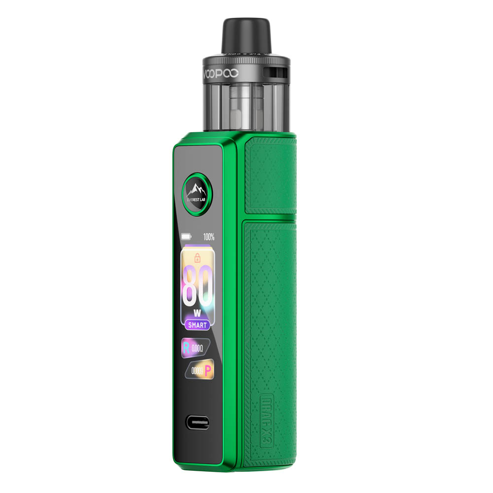 Voopoo Drag X3 5ml Pod Kit - Moss Green